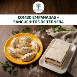 Combo Empanadas de Carne + Sanguchitos de Ternera